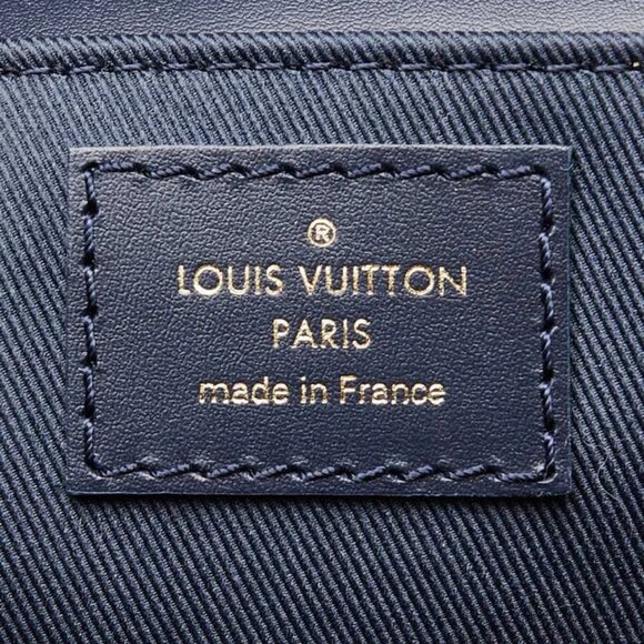 Louis Vuitton Blue/Silver Monoglam Canvas Pochette Metis East/West Bag - Picture 10 of 12